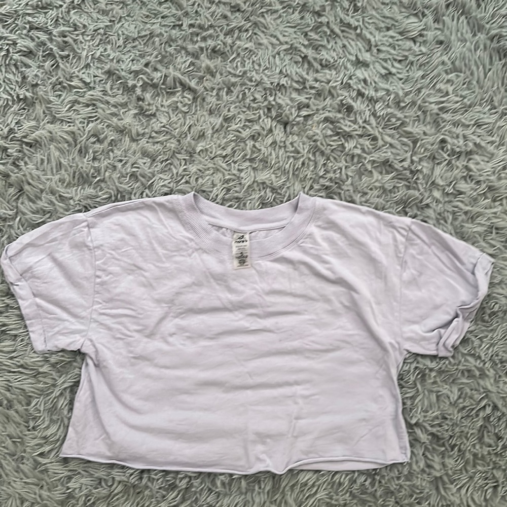 Boutique: Cropped Athletic Shirt